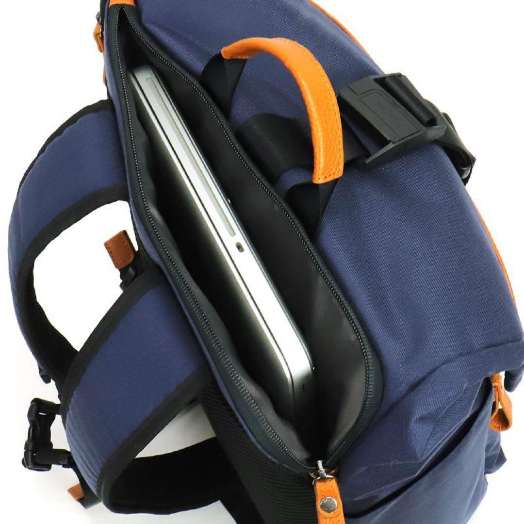 新品TAKEO KIKUCHIタケオキクチ　リュック紺バックパックビジネスバッグ
