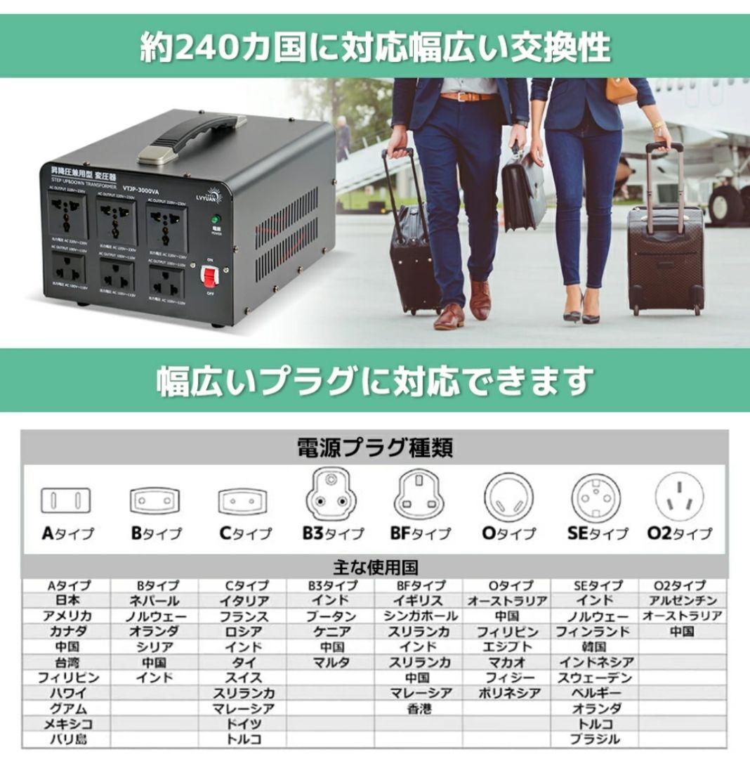 VTP-3000VA 変圧器 3000W