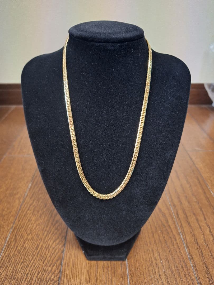 K18喜平ネックレス16面トリプルMカット　22.7g 45cm