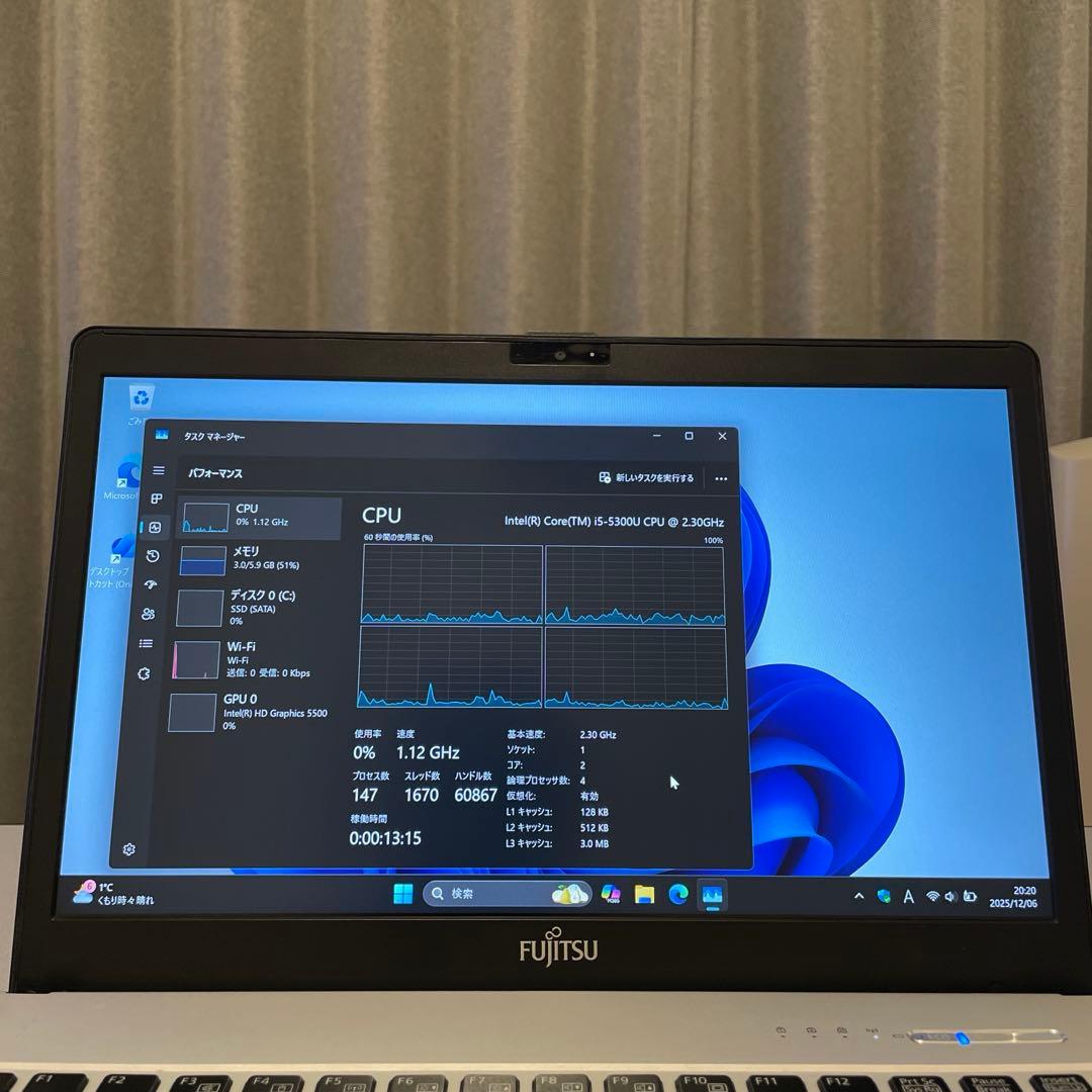 富士通　Fujitsu LIFEBOOK ノートPC