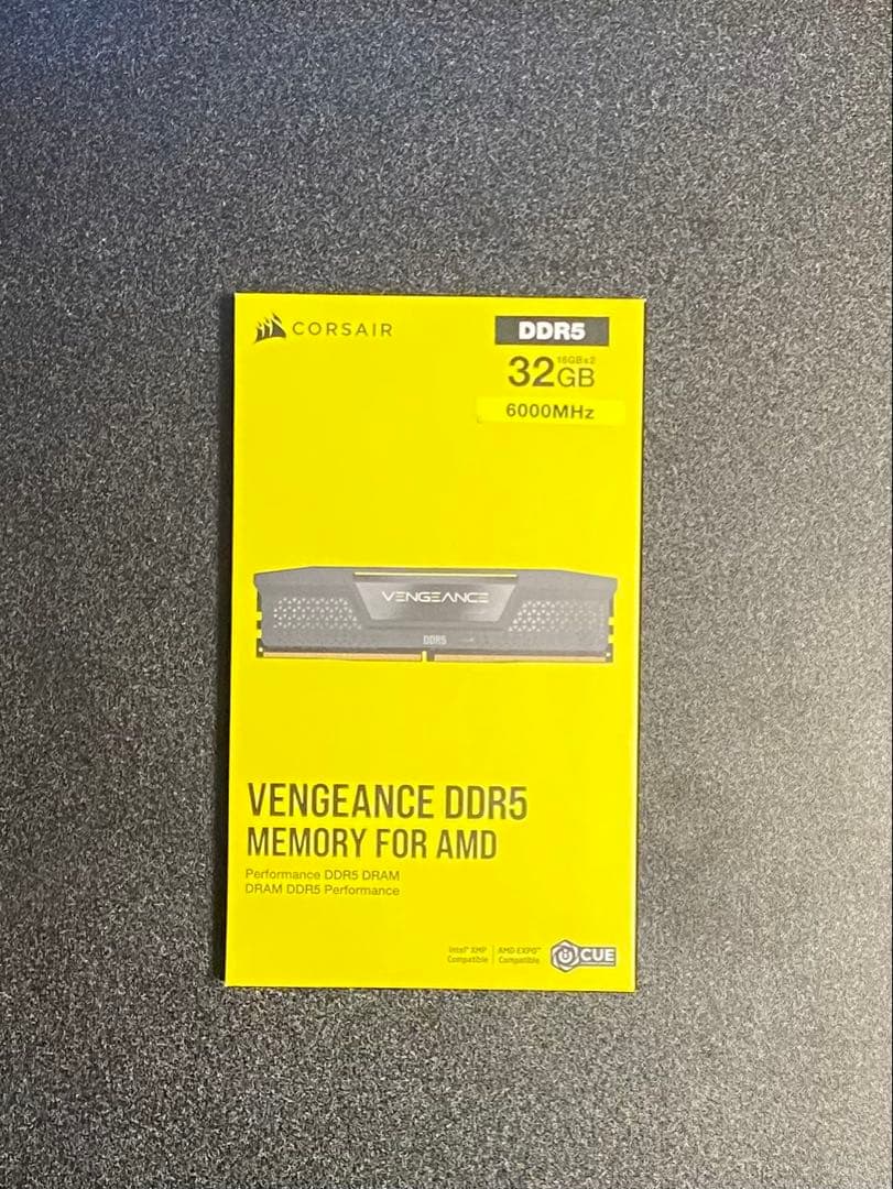 CORSAIR メモリ DDR5-6000MHz 32GB