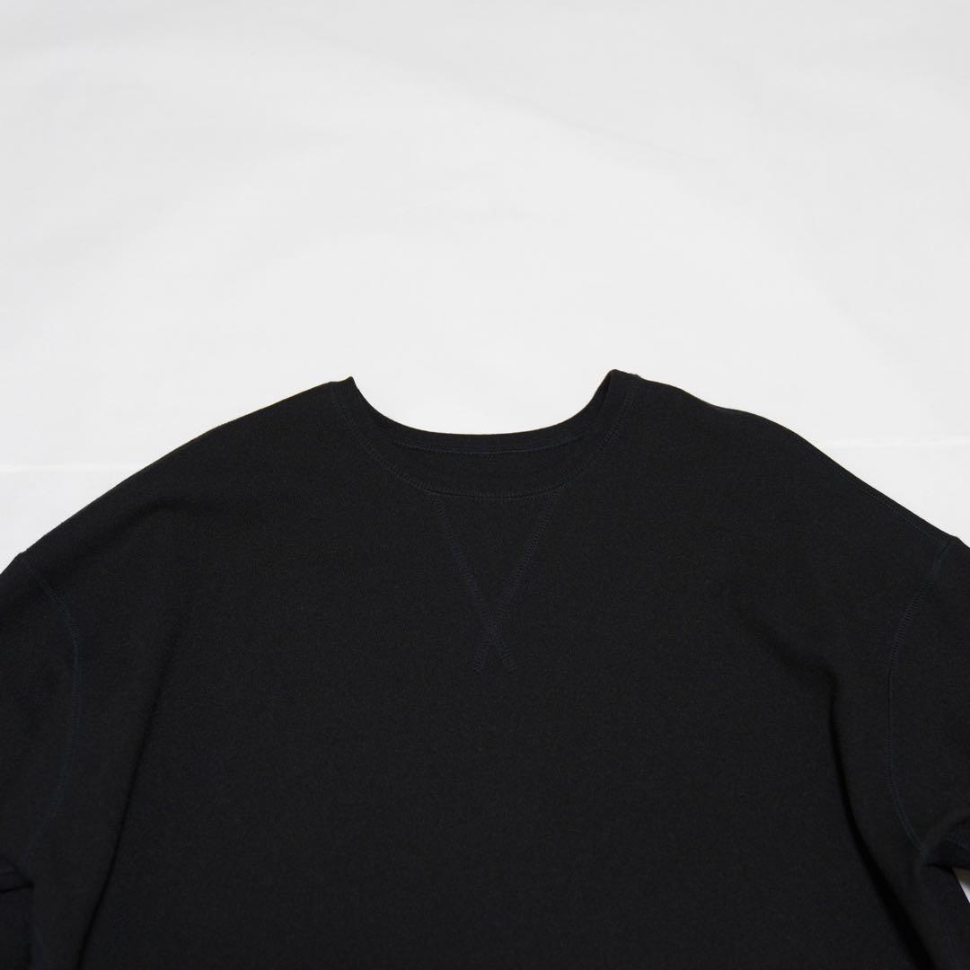 美品　whim gazette Vガゼットプルオーバー　ブラック　36 ゆったり