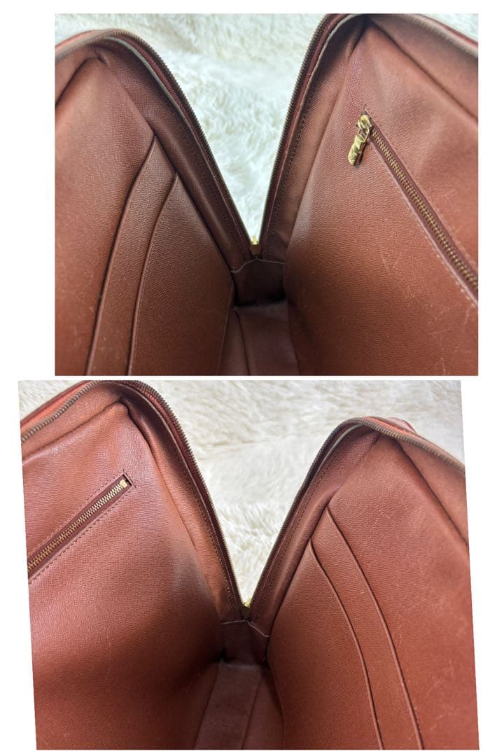 ルイヴィトン ポルトドキュマン ヴォワヤージュ ビジネスバッグ ケニアブラウン