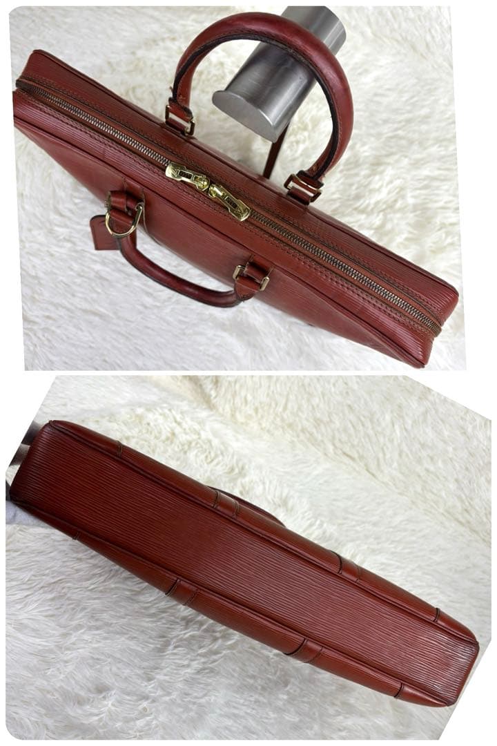 ルイヴィトン ポルトドキュマン ヴォワヤージュ ビジネスバッグ ケニアブラウン