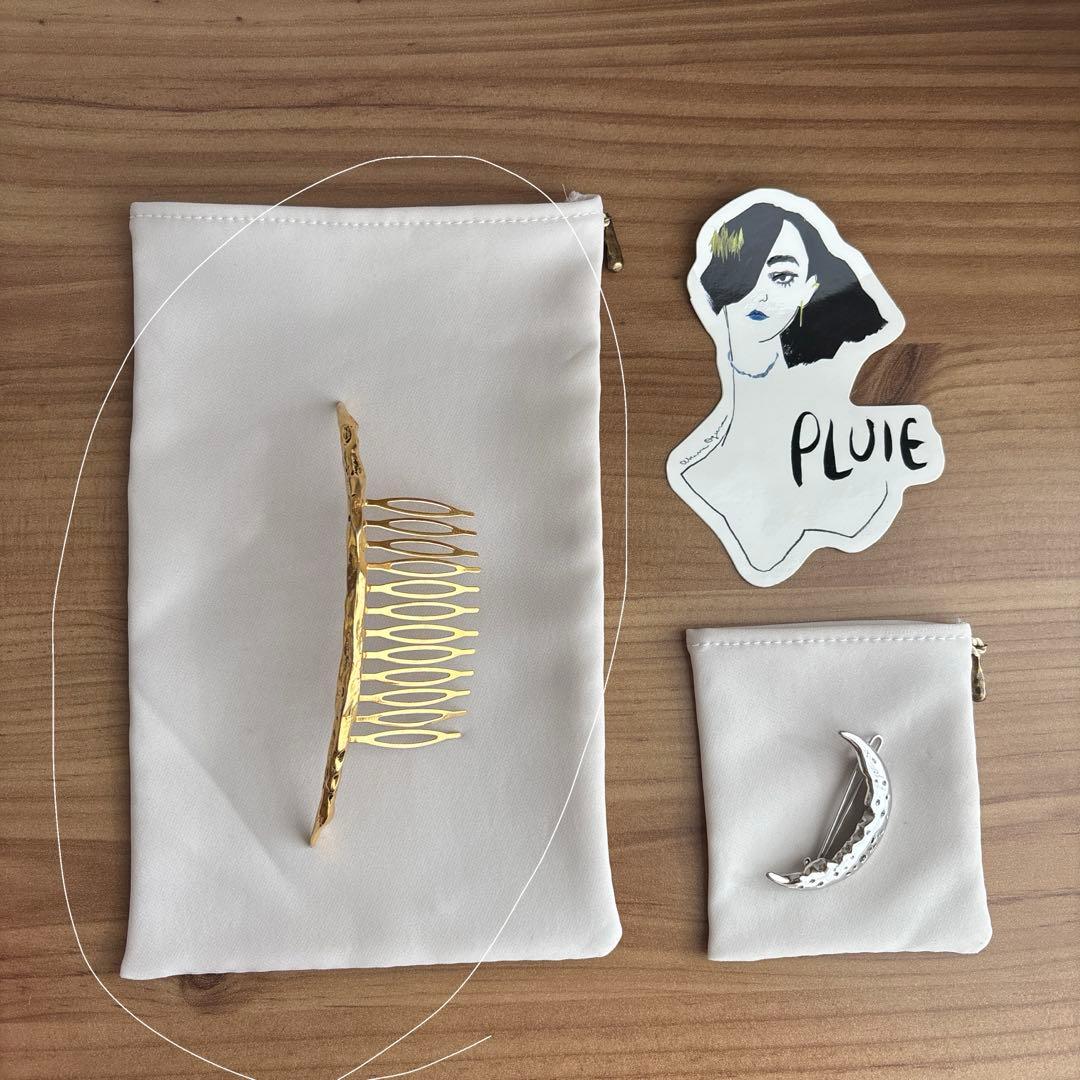 プリュイ ネイキッドコーム （ゴールド）