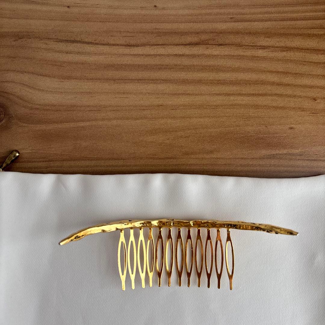 プリュイ ネイキッドコーム （ゴールド）