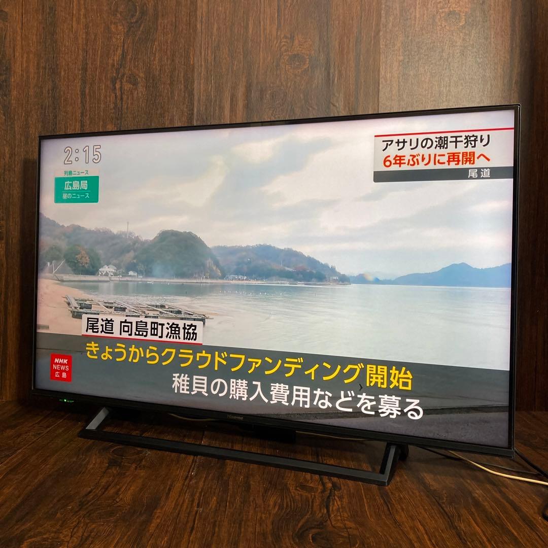 極美品 ハイセンス 43インチ 4K液晶テレビ 43E6800 2019年製