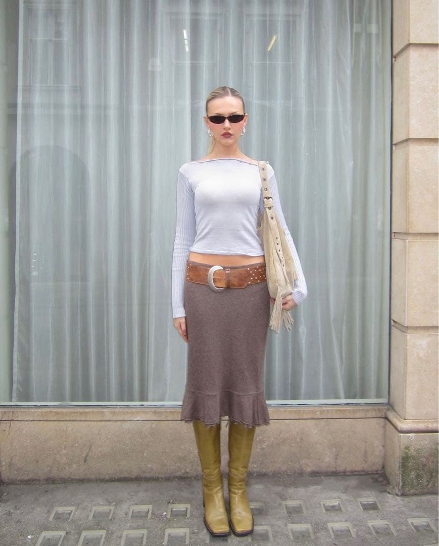 paloma wool トップス　ニット ブルーグレー