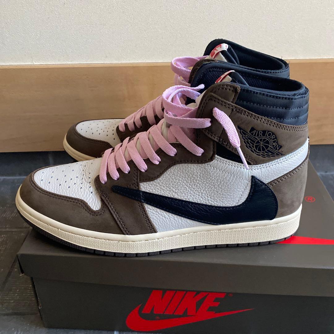靴 NIKE Air Jordan 1 Travis Scott