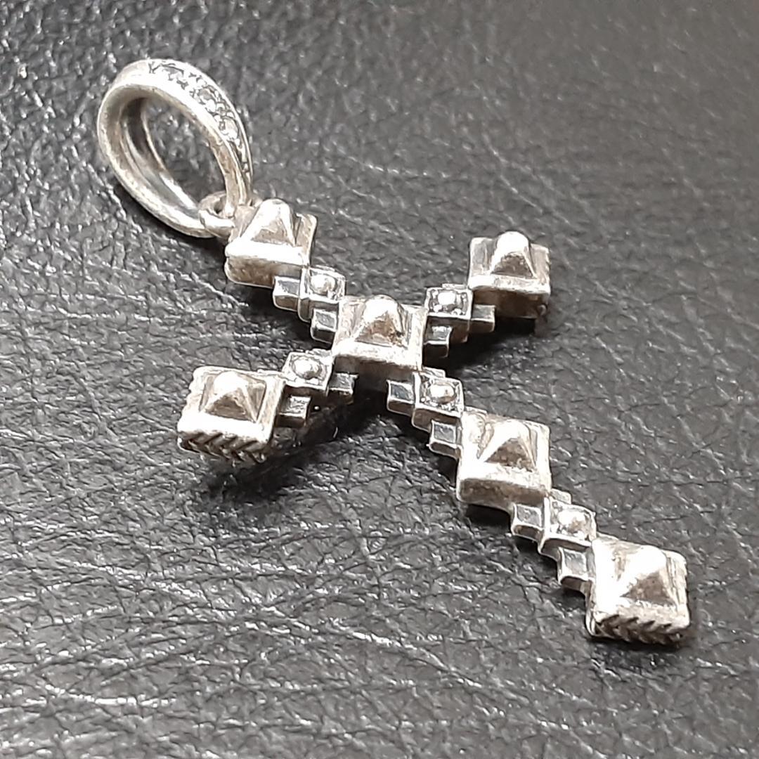 【 刻印あり/シルバー925】 ライオンハート ペンダント クロス