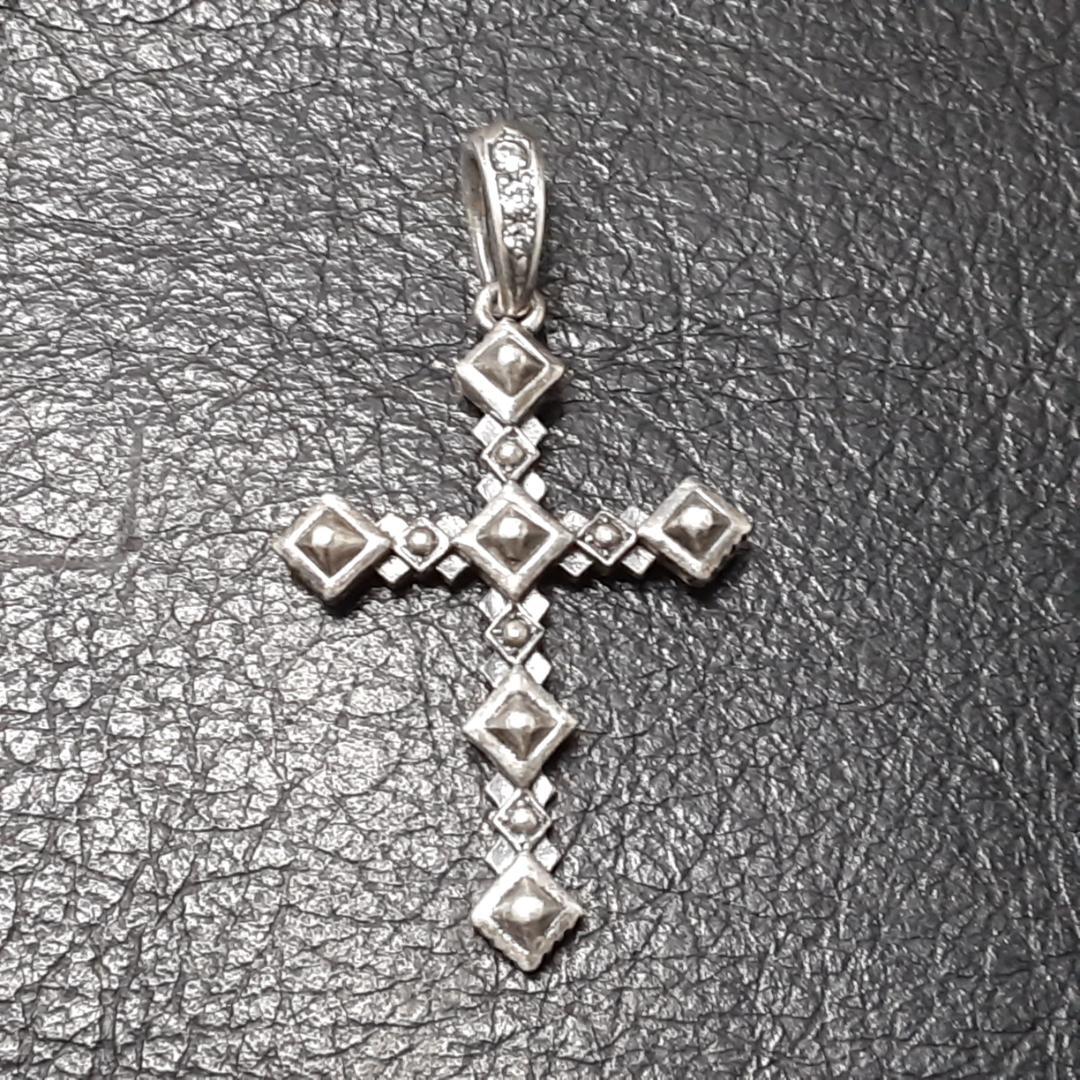【 刻印あり/シルバー925】 ライオンハート ペンダント クロス