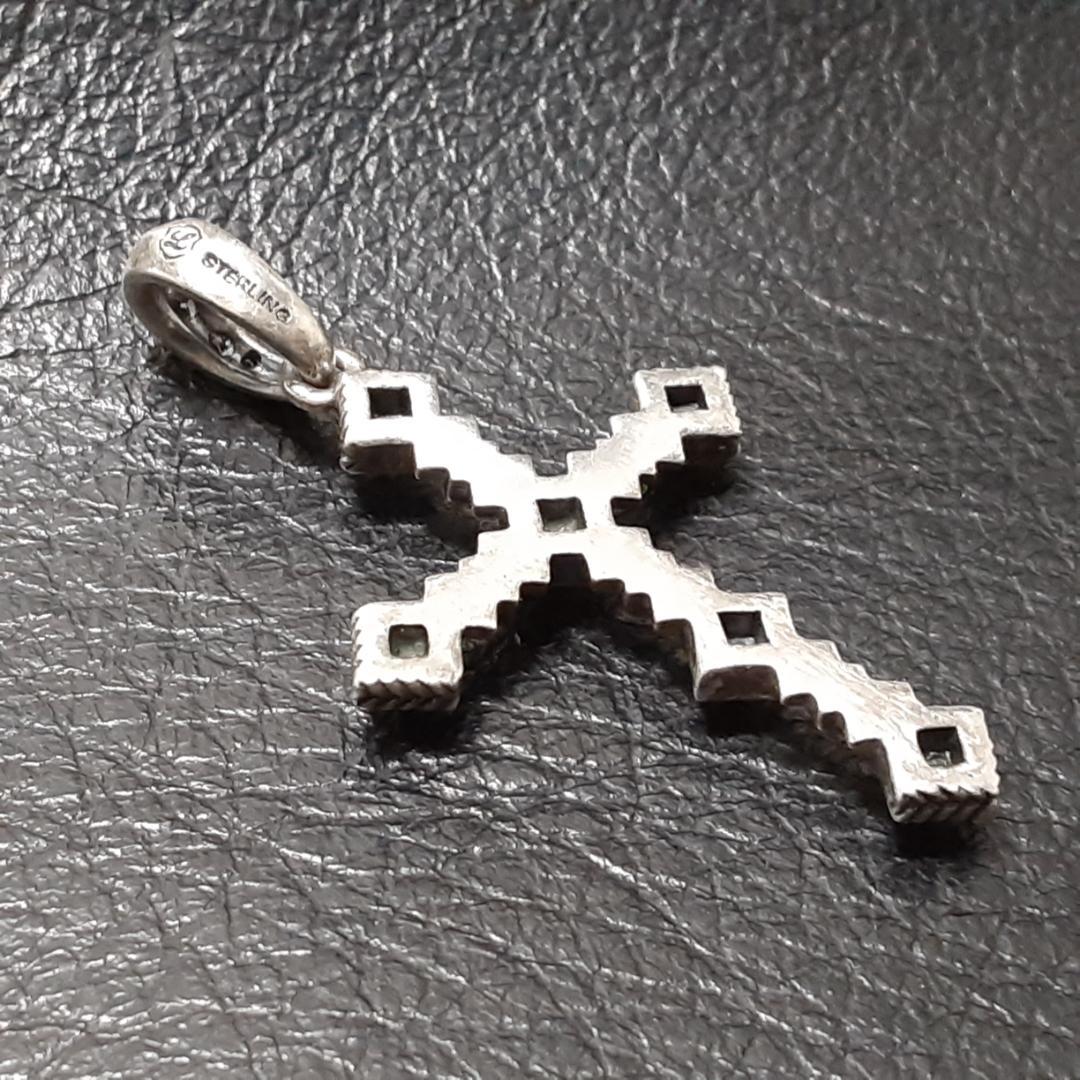 【 刻印あり/シルバー925】 ライオンハート ペンダント クロス