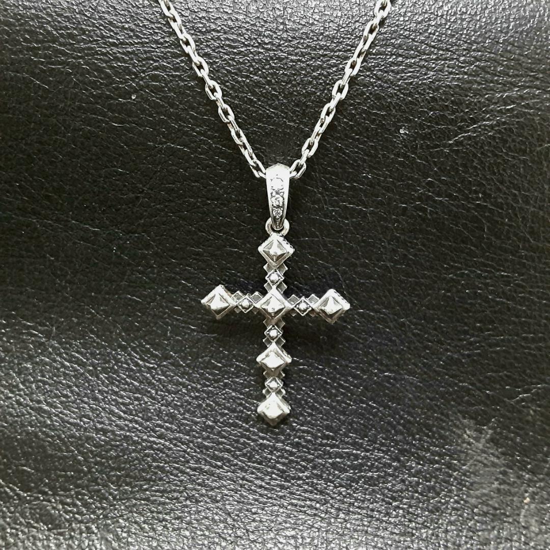 【 刻印あり/シルバー925】 ライオンハート ペンダント クロス