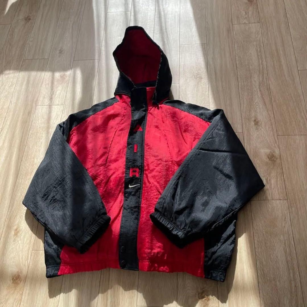 NIKE AIR 中綿ナイロンジャケット 厚手Vintage ビッグシルエット
