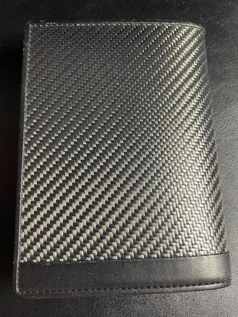TUMI パスポートケース カーボン レザー