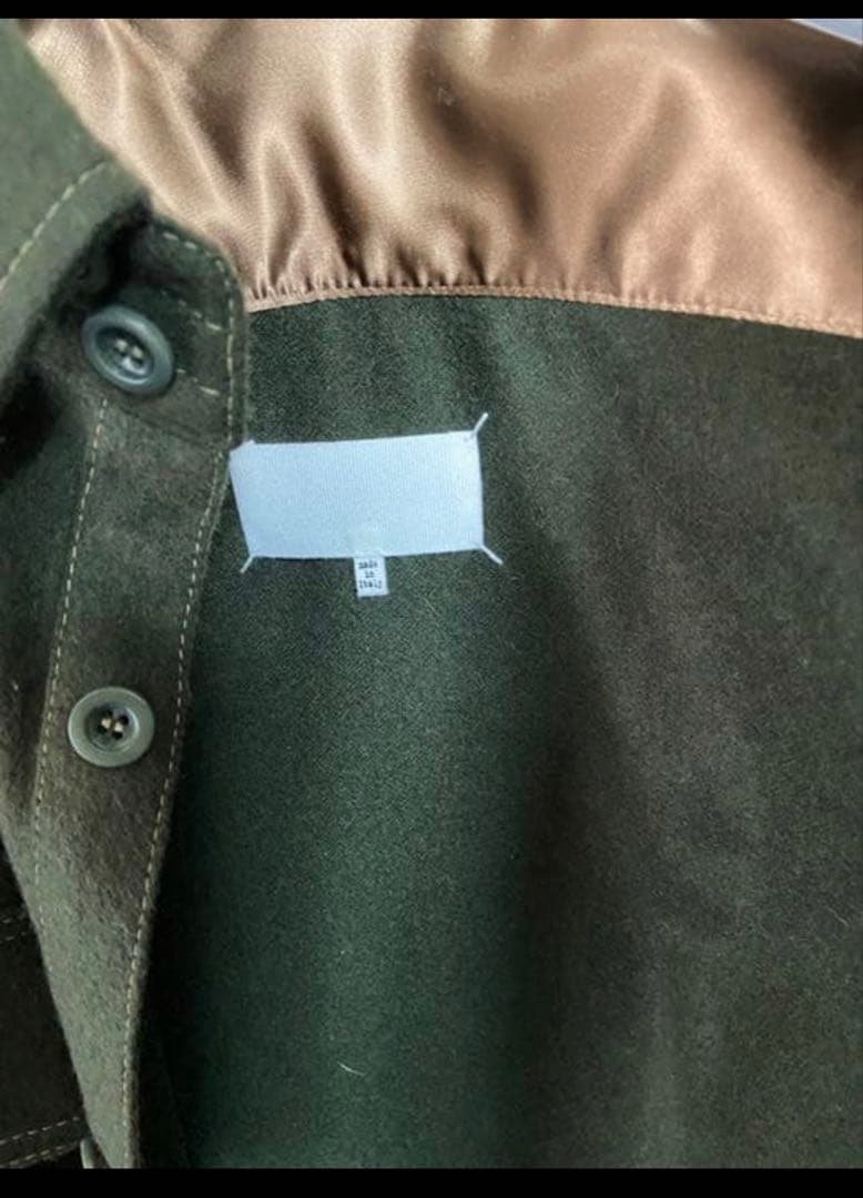 maison margiela 22ss オリーブ シャツジャケット