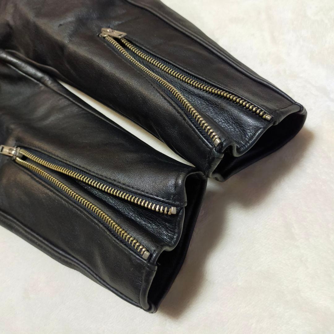 ULCOLOW　牛革　シングルライダースジャケット　38サイズ