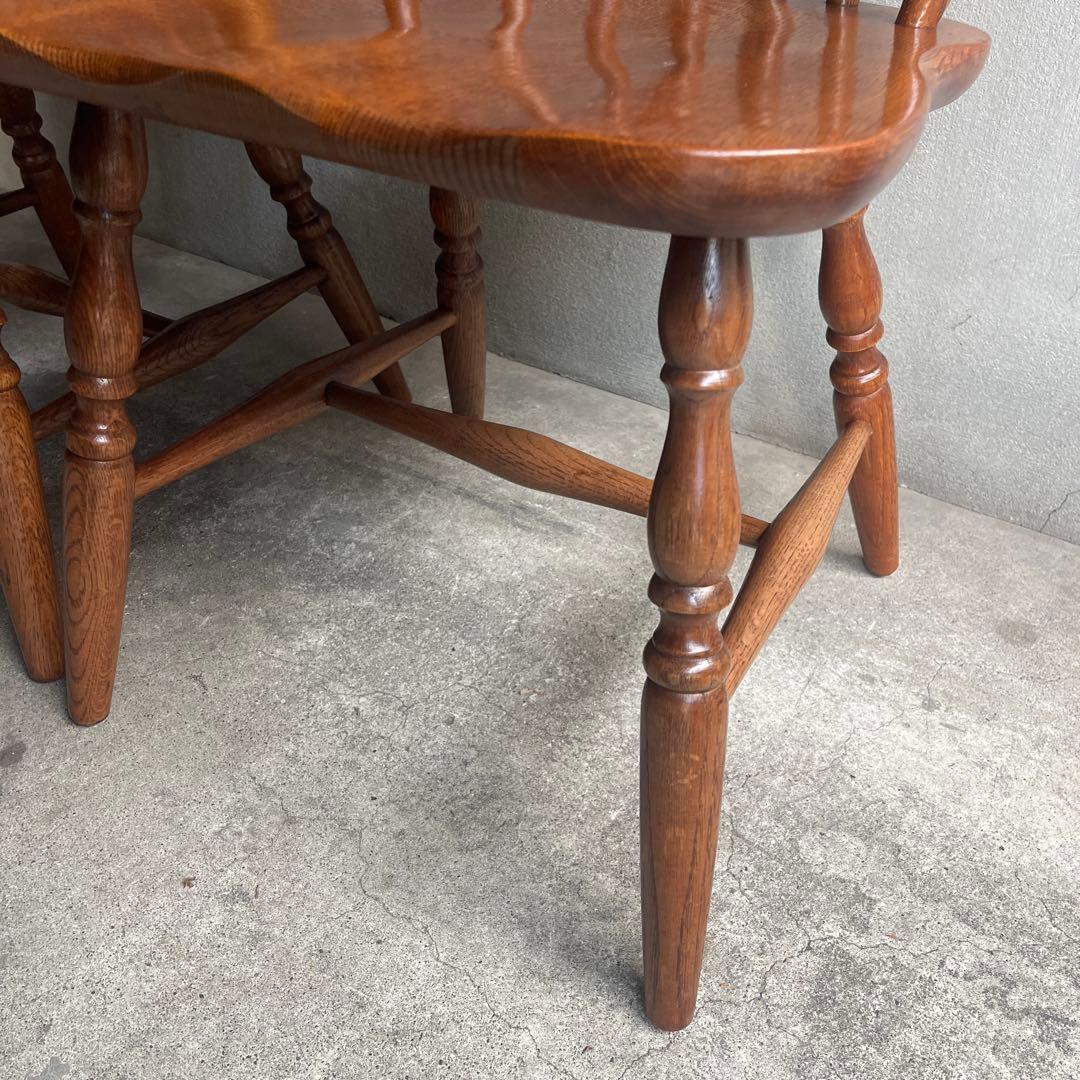 柏木工　ダイニングチェア　ウィンザーチェア　2脚セット