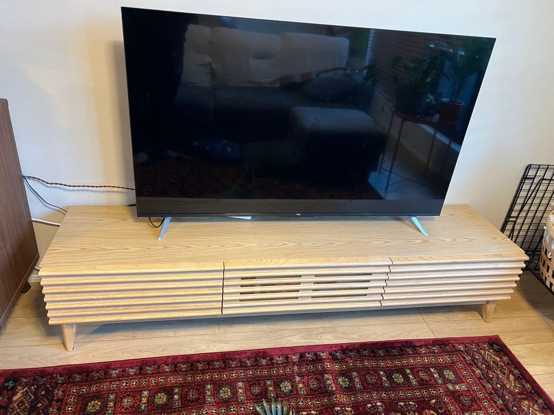 【ゴジラ様】アゼル テレビボード 180 ナチュラル