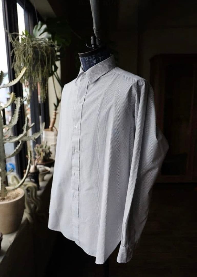 トップス A.PRESSE Regular Collar Shirt 4 stripe