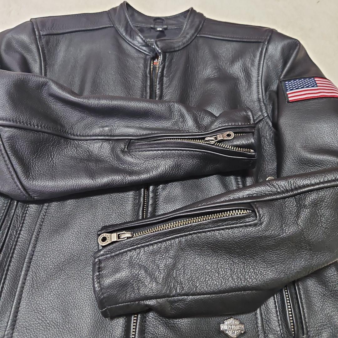 ♥️専用♥️HARLEY-DAVIDSON ブラックレザーライダースジャケット⭐
