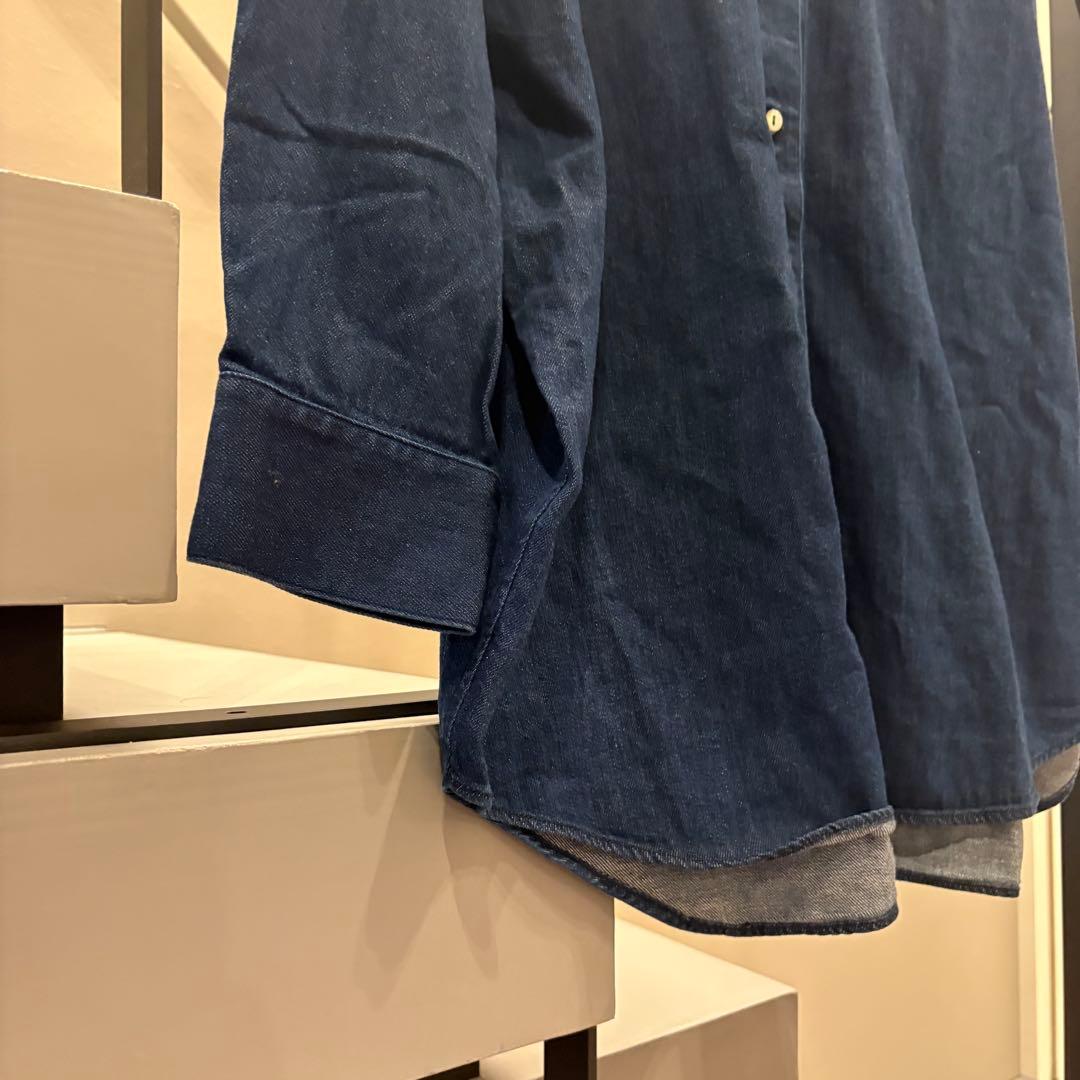 mizuiro ind デニムワイドシャツ　岡山デニム　タグ付き