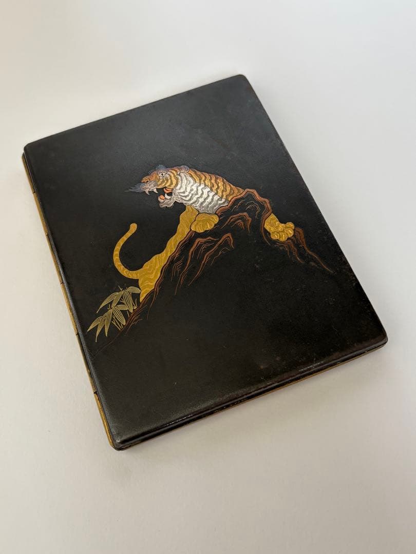 象嵌シガレットケース　明治期　里帰り品