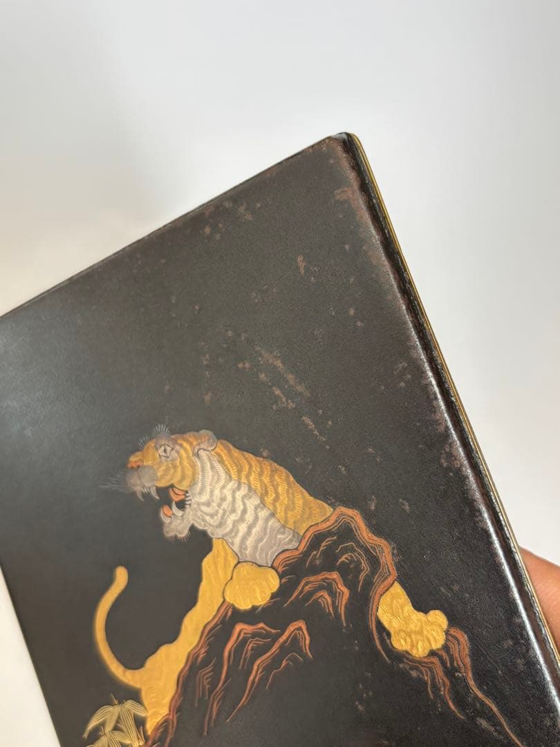 象嵌シガレットケース　明治期　里帰り品