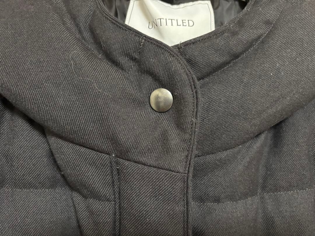 UNTITLED ブラック ダウンジャケット 48