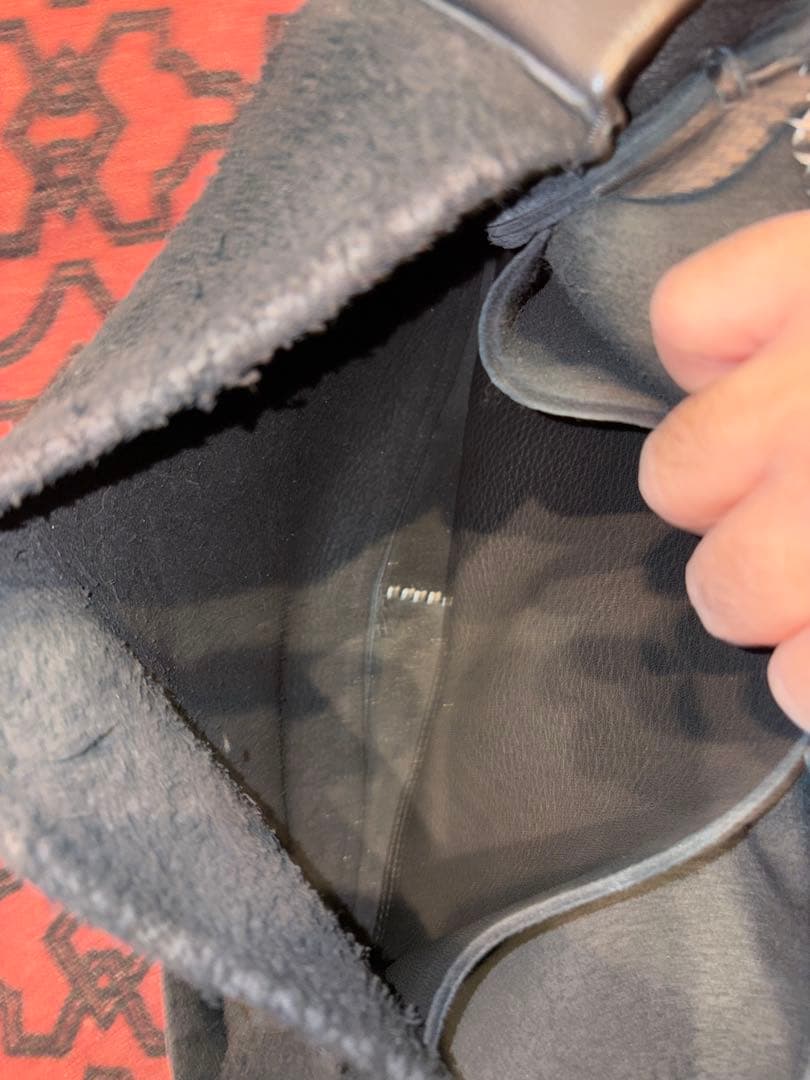 larry smith FRINGE BAG largeディアスキン　カスタム