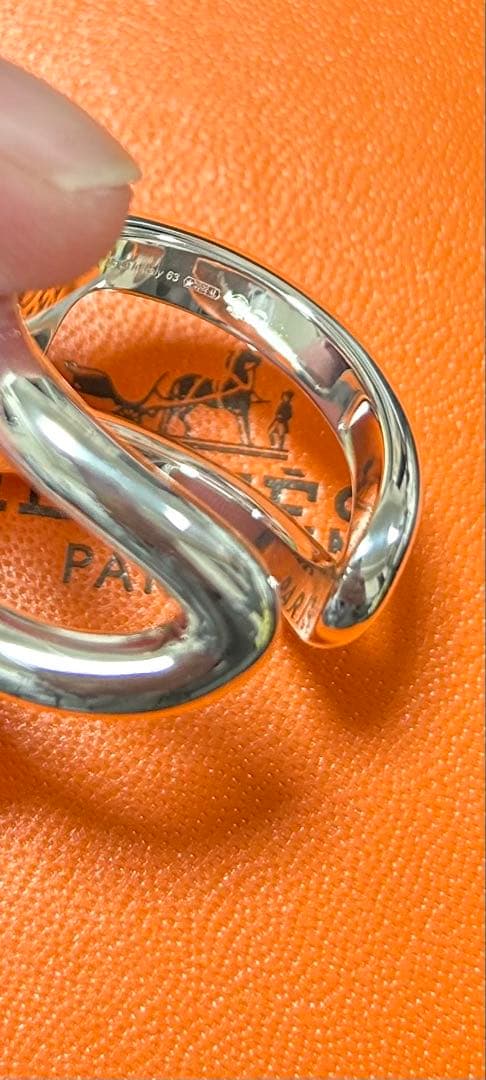 ※シャック【新品未使用】エルメス　HERMES GM63 オスモズリング