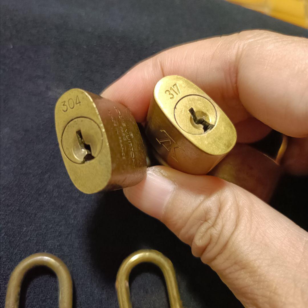 ルイヴィトン LOUIS VUITTON カデナ 南京錠　まとめ売り　セット