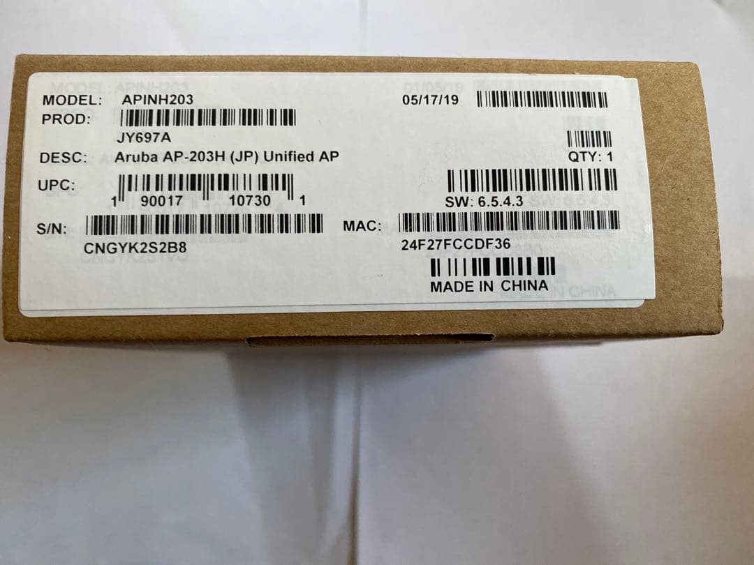 新品未開封5台セットAruba AP-203H 無線LANアクセスポイント