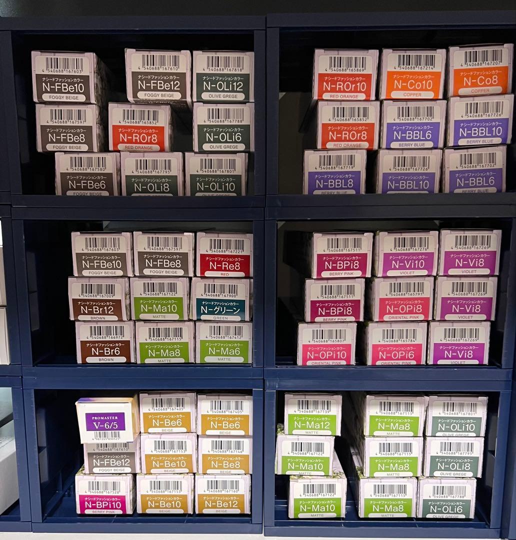 ナシード・ティントバー・スロウ　カラー剤セット 未開封87本➕半端21本