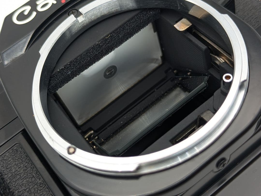 美品！完動品！CANON AE-1 ブラックボディ フィルムカメラ