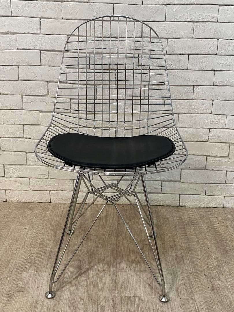 【東京都内23区配送無料】ハーマンミラー　イームズ　ワイヤーチェア 椅子　黒