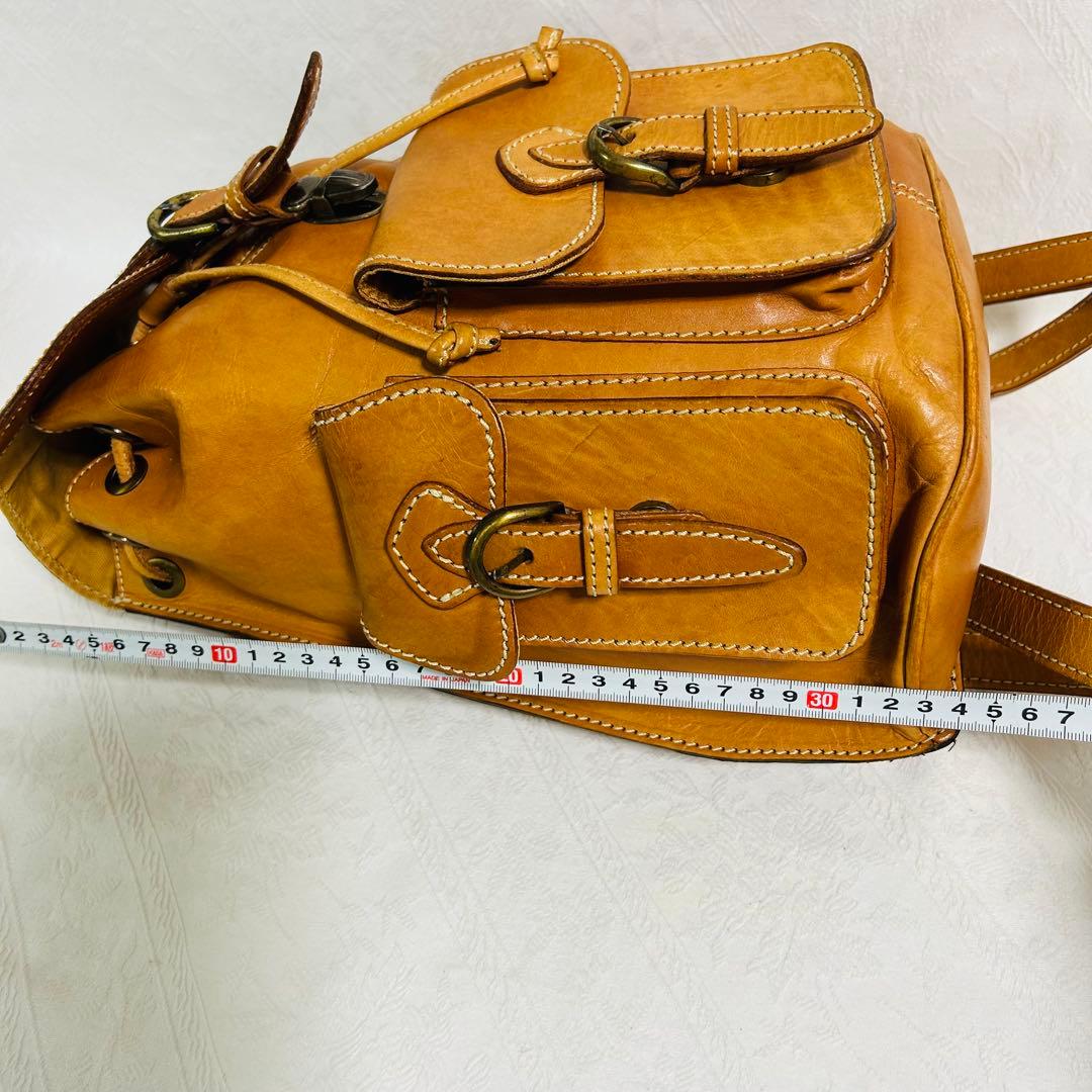 【ちゃちゃ様】 ダコタ オールレザー本革 リュックサック/バックパック