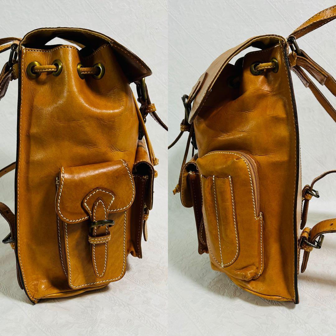 【ちゃちゃ様】 ダコタ オールレザー本革 リュックサック/バックパック