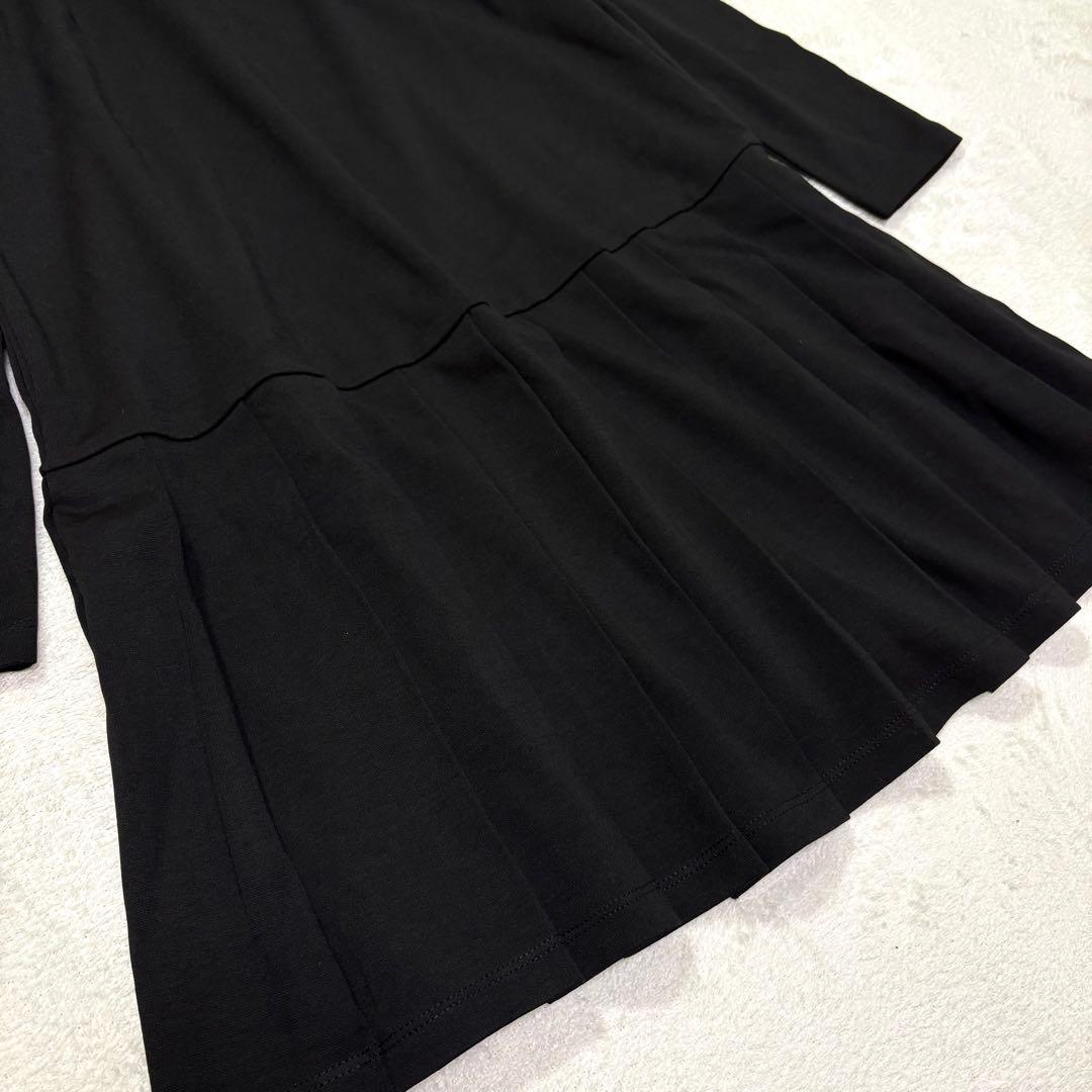 【新品】ケイトスペード レースカラーワンピース プリーツ フォーマル 普段着 黒