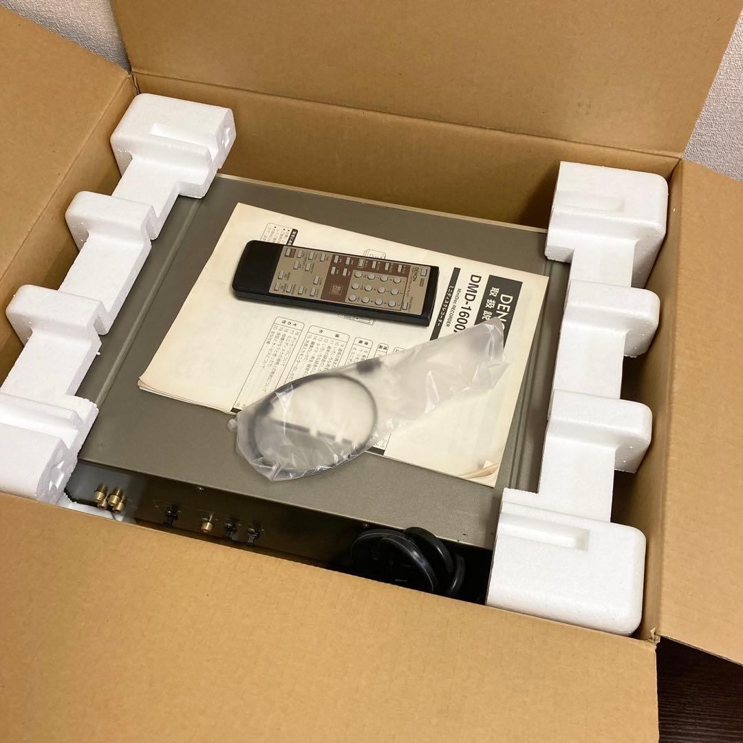【希少・箱付き】DENON DMD-1600AL MDデッキ