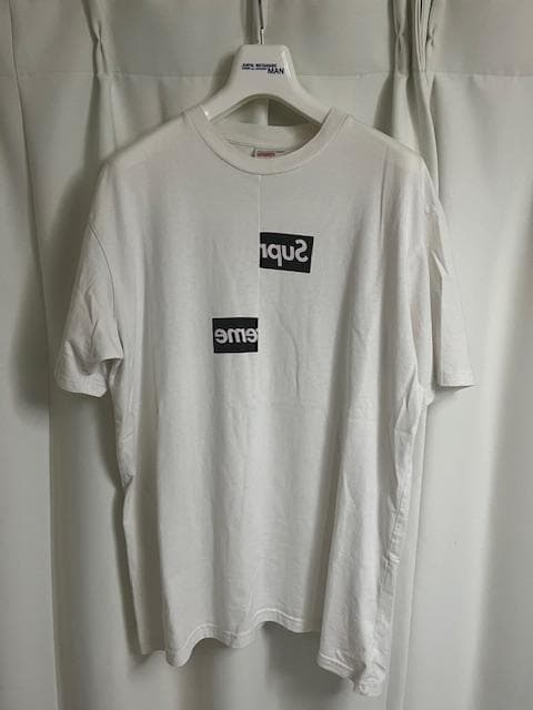 本物コムデギャルソン × シュプリーム ボックスロゴ SUPREME BOXロゴ