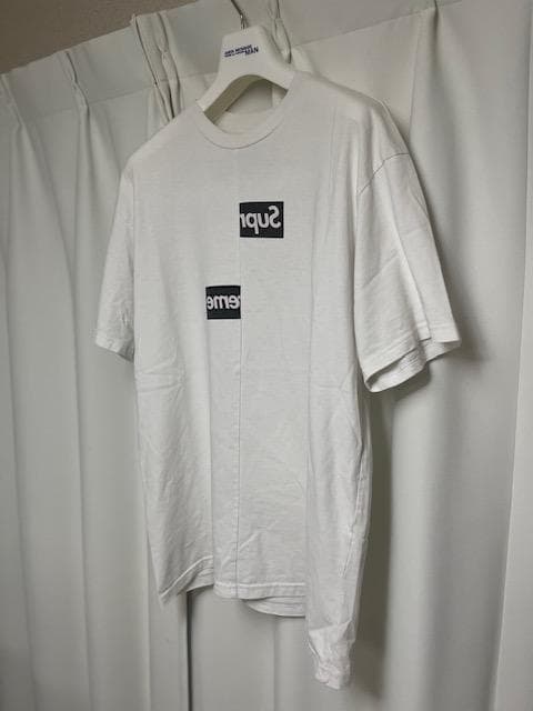 本物コムデギャルソン × シュプリーム ボックスロゴ SUPREME BOXロゴ