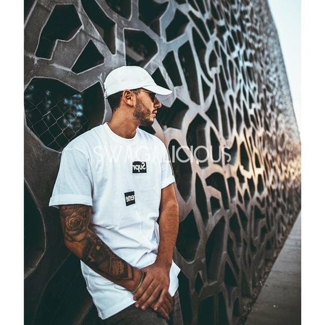 本物コムデギャルソン × シュプリーム ボックスロゴ SUPREME BOXロゴ