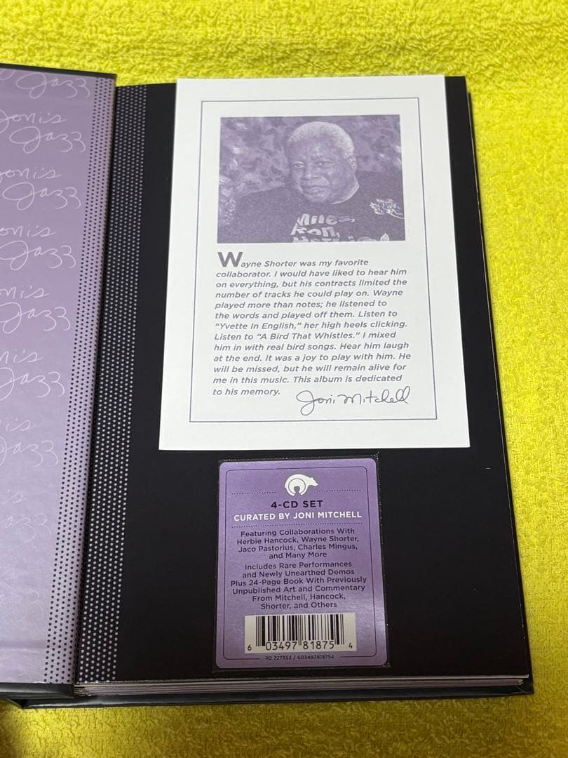 ”Joni's Jazz” ジョニ・ミッチェル CD4枚組