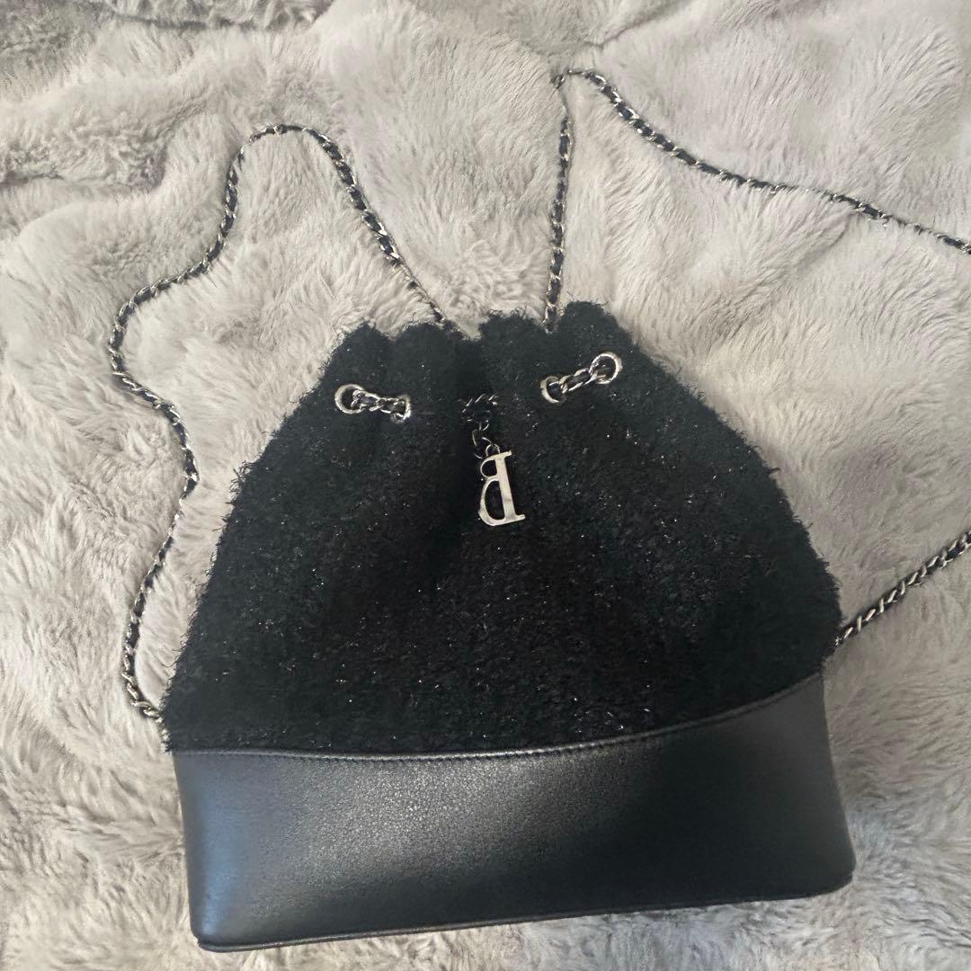 バッグ the barnnet Tweed Drawstring Backpack