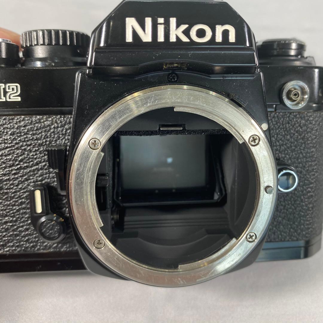 【動作OK】 Nikon ニコン New FM2 一眼レフ フィルムカメラ 黒