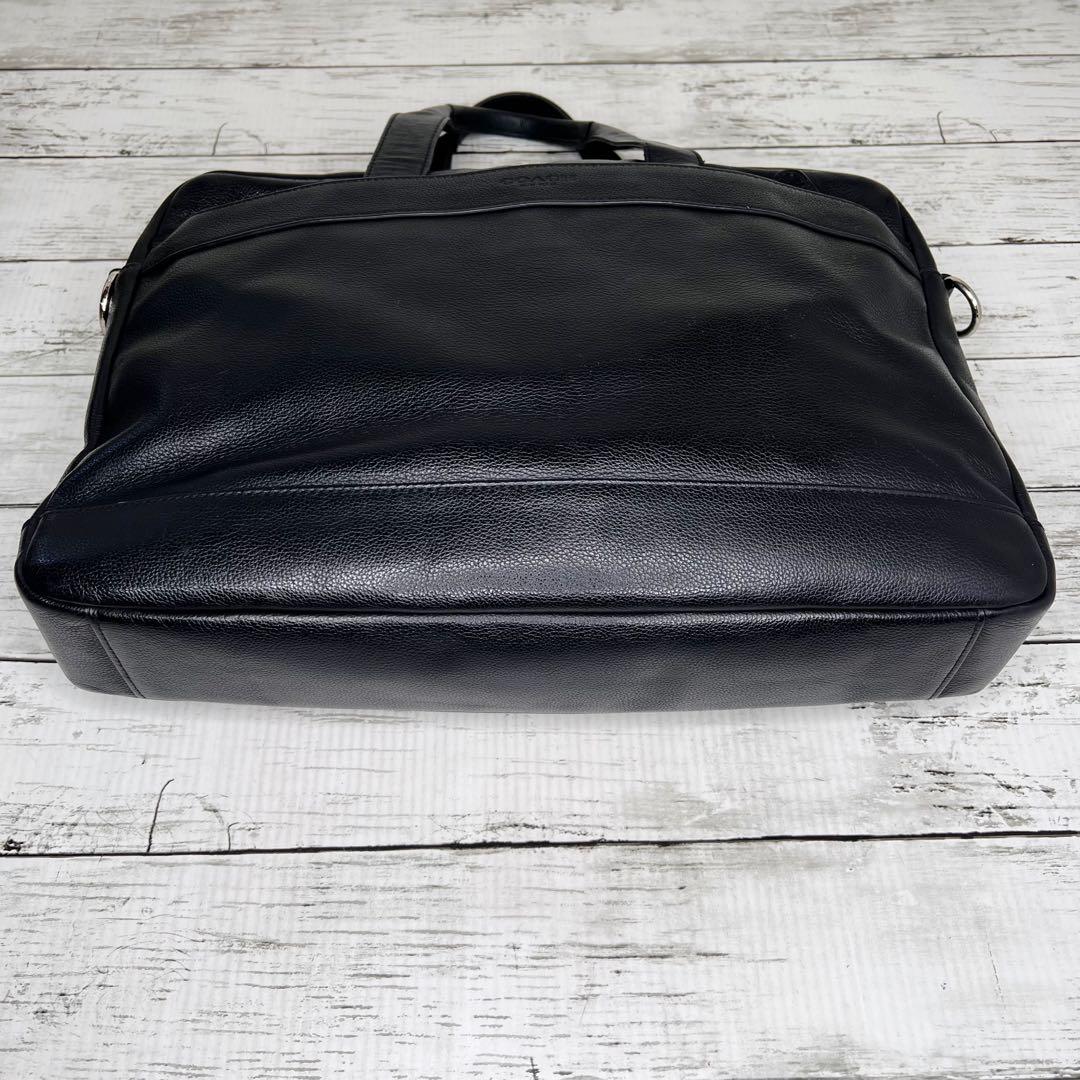COACH コーチ レザー 2way ビジネスバッグ ショルダーバッグ