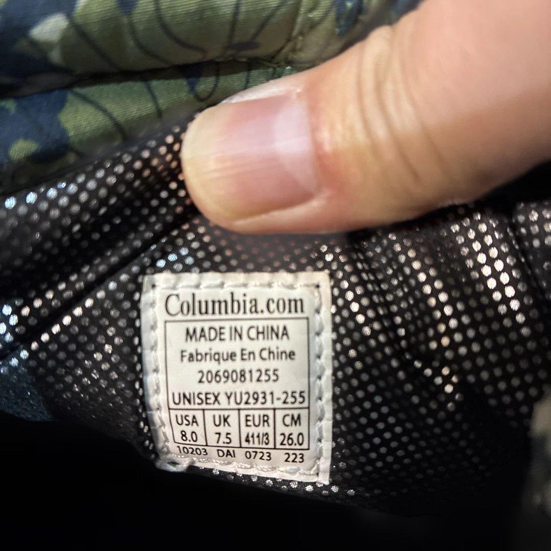 コロンビア　スノーブーツ　デジタルカモ　26cm