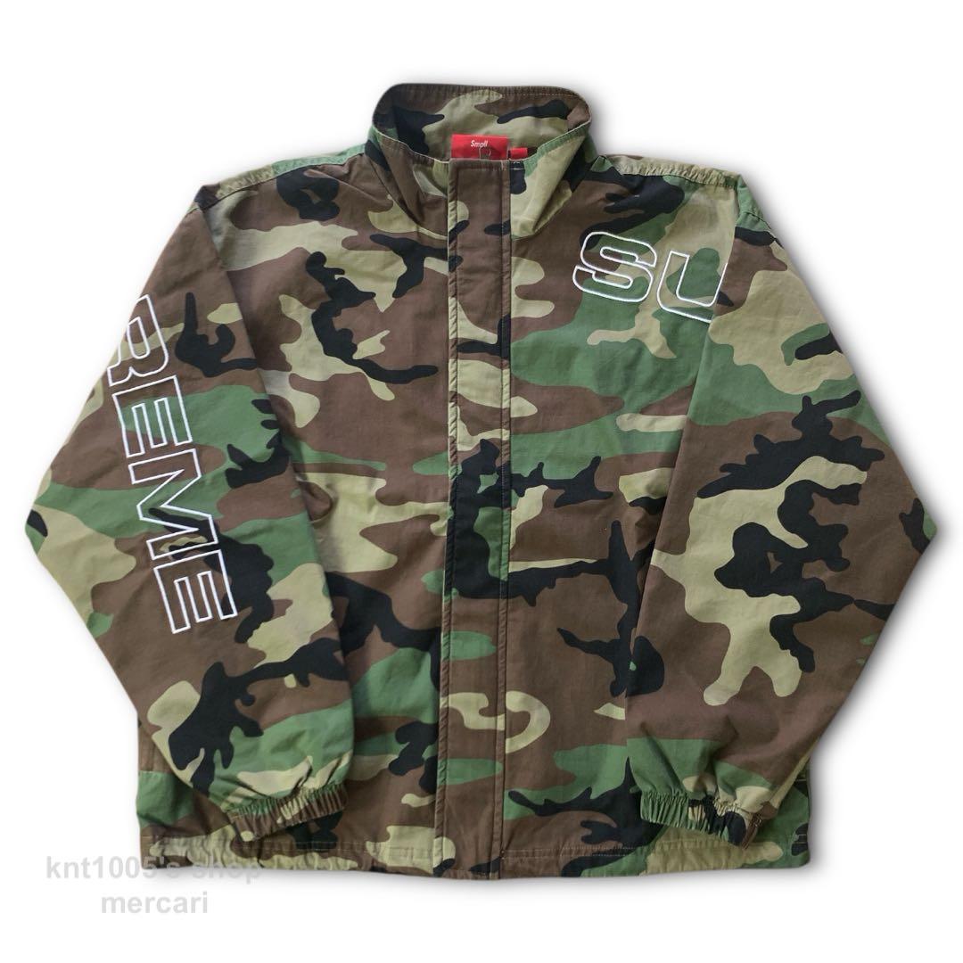 Supreme Spellout Track Jacket ジャケット カモ S