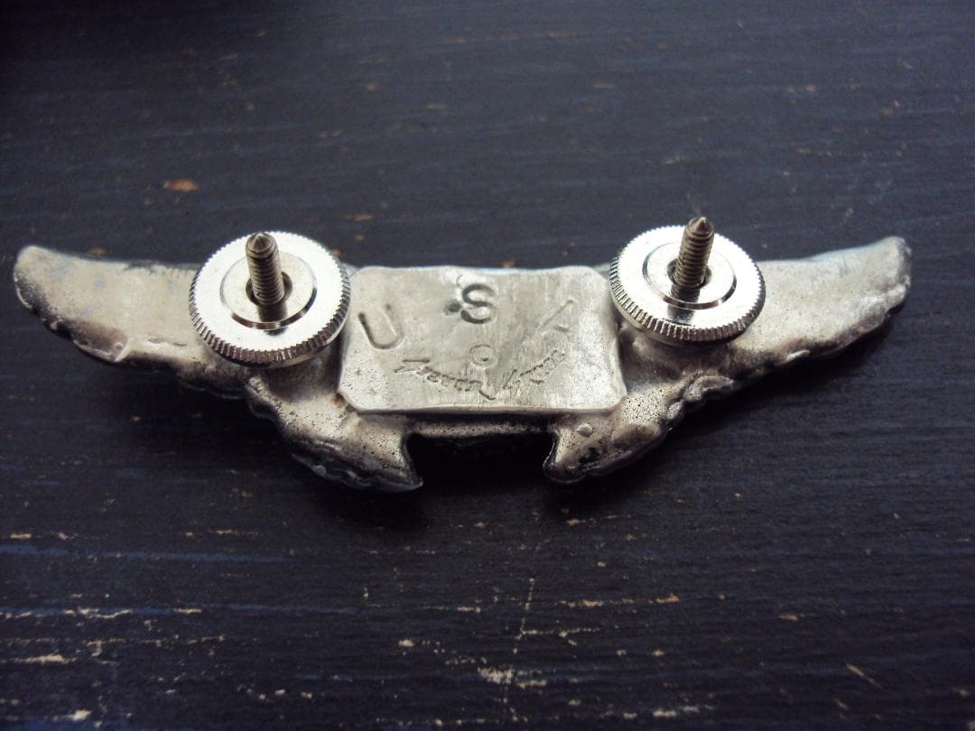 シルバースカル　スカル ウィング　PIN　SS　ヘルズエンジェルズ バッチ